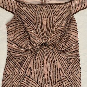 Adrianna Papell Off the Shoulder Dress